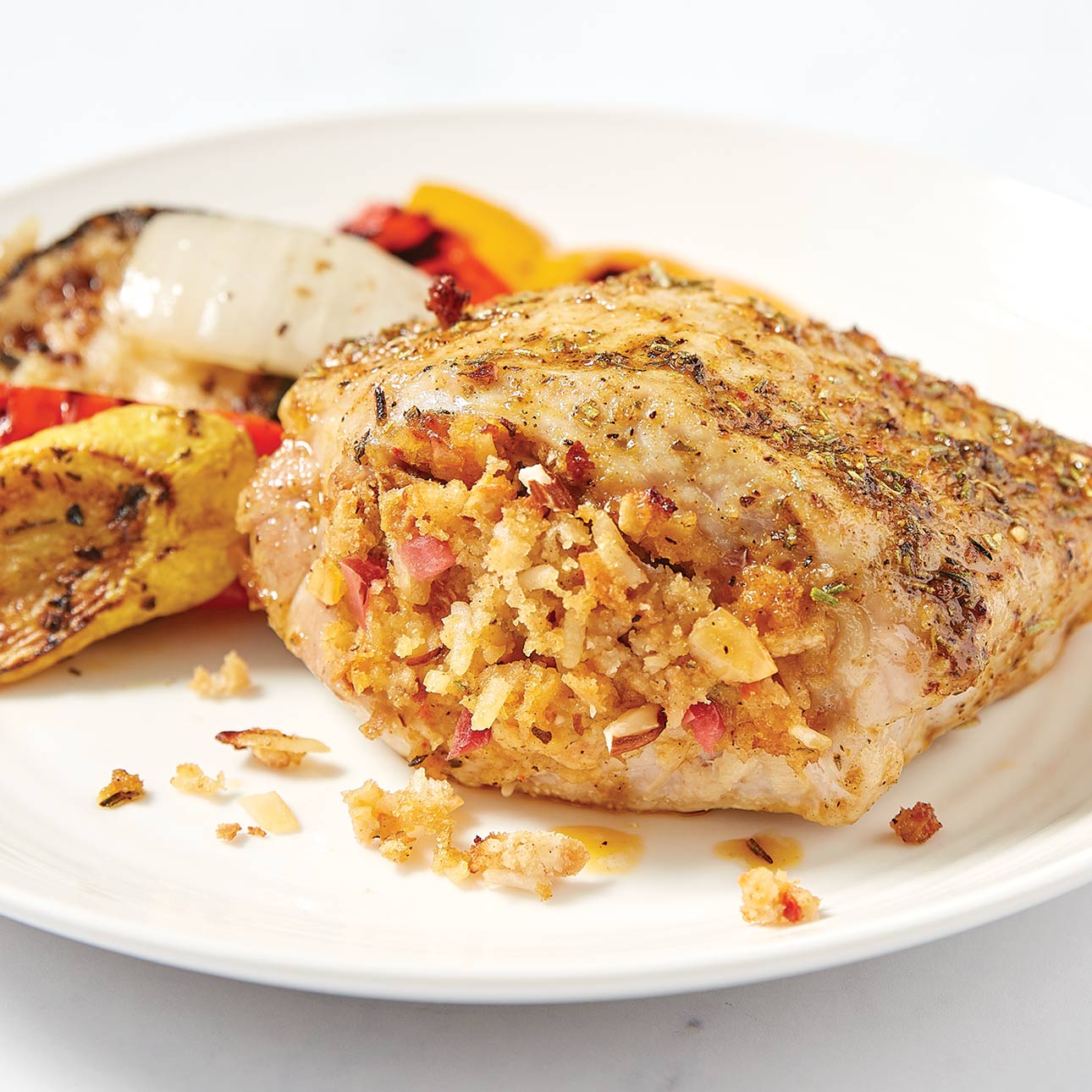 Stuffed Boneless Pork Chops (Raw) - Dierbergs Markets